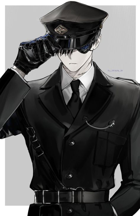 Police Art, Anime Suit, Anime Uniform, Rpg Map, Anime Military, Character Design Male, 영감을 주는 캐릭터, Military Uniform, Boy Art