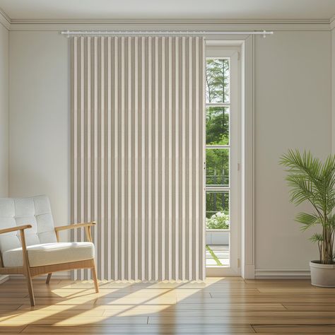 PRICES MAY VARY. This is a newly designed sliding door curtains, offering 100% light-blocking fabric to provide you with an ample sleep and privacy environment. The widened design features a unique and neat accordion door style, complemented by smooth rolling ball hangers for a more fluid daily use. This product is suitable for a variety of applications such as patio doors, sliding door blinds, insulated curtains, sliding doors, and courtyard doors, making it an excellent choice for your sliding Sliding Glass Door Curtain Ideas, Curtains For Sliding Patio Door, Curtains Patio Door, Courtyard Doors, Sliding Glass Door Coverings, Curtains Patio, Patio Door Window Treatments, Patio Door Curtain, Glass Door Coverings