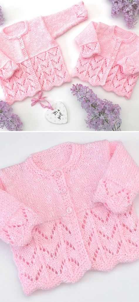 Baby Knitting Patterns Free Newborn, Free Baby Sweater Knitting Patterns, Easy Baby Knitting Patterns, Baby Cardigan Knitting Pattern Free, Cardigan Bebe, Knitting Patterns Free Blanket, Baby Cardigan Pattern