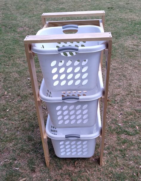 Organize Laundry, Laundry Basket Shelves, Organizing Garage, Laundry Basket Organizer, Laundry Basket Holder, Kids Laundry Basket, Laundry Basket Storage, Basket Holder, Compact Laundry