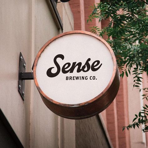 Jimmy Viquez on Instagram: “Logo Design for Sense Brewing Co. — Sense Brewing Co. is a brand identity and packaging design concept for a small town brewery known for…” Brewery Signage, Beer Campaign, Brewery Logo Design, Instagram Logo Design, Brewery Logo, Wine Logo, Instagram Logo, Brewing Co, Logo Ideas