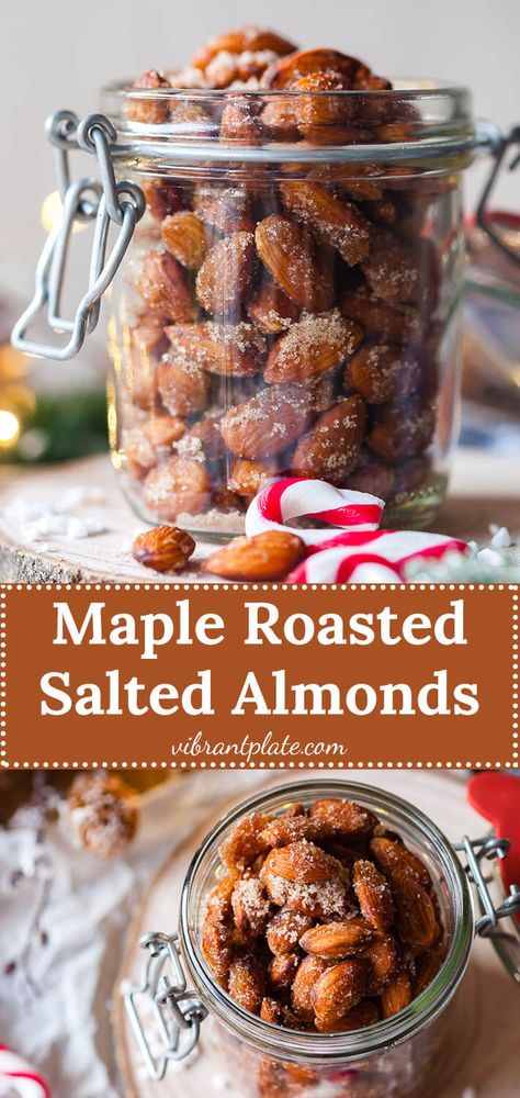 Savoury Food Gifts, Diy Food Hamper, Maple Roasted Almonds, Holiday Food Gift Ideas, Gluten Free Gift Ideas, Savoury Christmas Gifts, Savory Christmas Gifts, Gluten Free Savoury Snacks, Gluten Free Christmas Food