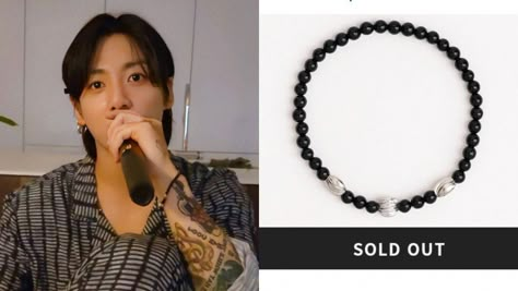 Jungkook Bracelet, Jungkook Hands, Jewelry Kpop, Bts Bracelet, Army Accessories, Kalung Manik-manik, Pop Jewelry, Gelang Manik-manik, Bracelet Craft Diy