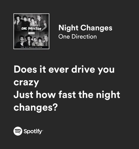 One Direction Spotify Aesthetic, 1d Lyrics, One Direction Collage, Four One Direction, Senior Jackets, Style Lyrics, One Direction Songs, One Direction Lyrics, Yearbook Quotes