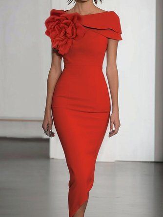 Short Elegant Dresses Classy Chic, Elegant Red Half Sleeve Midi Dress, Lace Fashion Dress Classy, Luxury Glamorous Red Midi Dress, Elegant Red Sheath Midi Dress, Horse Race Outfit Dresses, Luxury Red Midi-length Dress, Sheath Midi Dress, Elegant Red Midi Dress With 3/4 Sleeves