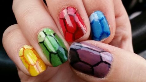 Zelda Rupees Legend Of Zelda Nails, Zelda Nails, Zelda Rupees, Nails Acrylic, Legend Of Zelda, Acrylic Nails, Zelda, Nail Designs, Nail Art