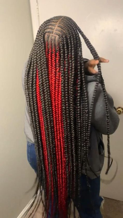 Color block 3 layer tribal braids in 2022 | Black girl braided hairstyles, Girls hairstyles braids, Cute braided hairstyles Girl Braided Hairstyles, Weave Hairstyles Braided, Cute Box Braids, Big Box Braids Hairstyles, Colored Braids, Feed In Braids Hairstyles, Box Braids Hairstyles For Black Women, Cute Braided Hairstyles, Braided Cornrow Hairstyles