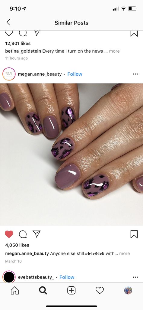 Purple Gel Nails, Dark Purple Nails, Cruise Nails, Plum Nails, Purple Nail Art, Builder Gel Nails, Cheetah Nails, Cute Simple Nails, Purple Nail Designs