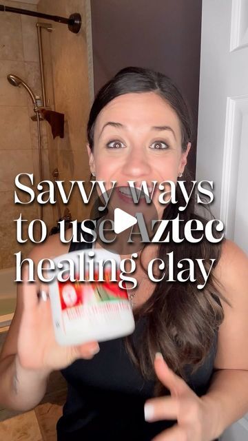 Liz Roman | Functional Gut Health Practitioner on Instagram: "Tired of spending money on clay masks for face that are filled with chemicals and fillers that make your skin worse?   👉🏼 comment “AZTEC” and I’ll send you all my healing clay recipes  Did you know you can make affordable, effective, Aztec clay mask recipes at home without any fuss?  Bentonite clay has incredible healing properties and benefits for the skin and for hair.   Sticking it into a face mask is the easiest thing ever!  And the best thing?   They’re all natural and vegan!   Let’s get messy!  Oh ya, comment “AZTEC” below if you want my recipes 👇🏼" Indian Aztec Healing Clay Face Masks, Bentonite Clay Hair Mask Recipes, Bentonite Clay Mask Recipe, Aztec Clay Mask Before And After, Aztec Clay Mask Hair, Bentonite Clay Hair Mask, Aztec Healing Clay, Bentonite Clay Hair, Masks For Face