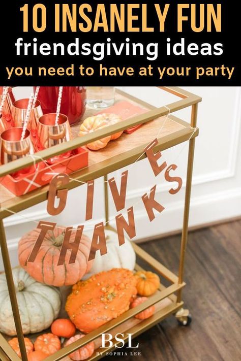 Friendsgiving Tables, Thanksgiving Bar Cart, Friendsgiving Dinner Party, Friendsgiving Decorations, Friendsgiving Food, Jenny Cookies, Thanksgiving Friendsgiving, Friendsgiving Dinner, Friendsgiving Party