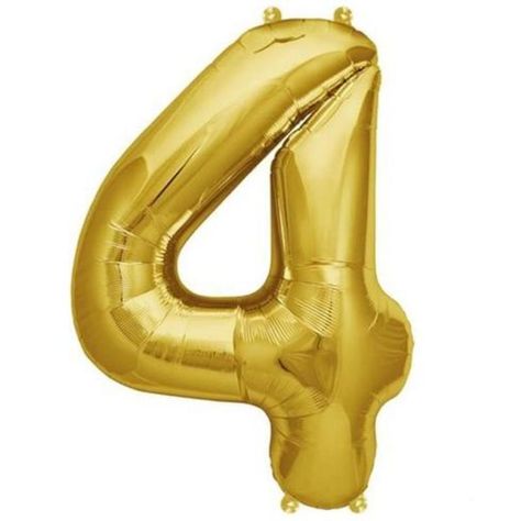 16inch Shiny Metallic Gold Mylar Foil Alphabet Letter and Number Balloons - 4#whtbkgd Rose Gold Banner, 30th Birthday Banner, Ballon Banner, Gold Number Balloons, 16 Balloons, Gold Foil Balloons, Foil Number Balloons, Party Girlande, Helium Tank