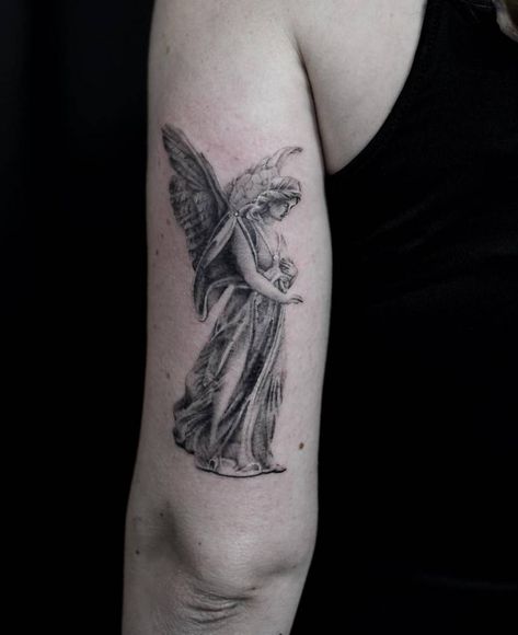 GUARDIAN ANGEL Guardian Angel Tattoo Sleeve, Gaurdian Angel Tattoo, Female Guardian Angel Tattoo, Angel Tattoo Sleeve, Tattoo Guardian Angel, Angel Sleeve Tattoo, Angel Tattoo For Women, Guardian Angel Tattoo Designs, Guardian Angel Tattoo