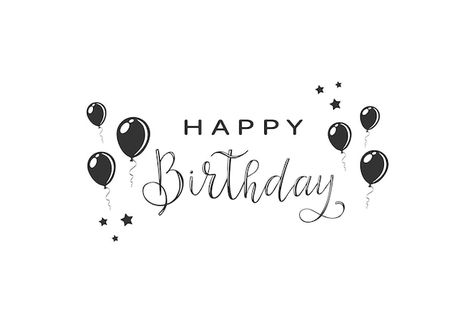 Vektor text alles gute zum geburtstag mi... | Premium Vector #Freepik #vector #geburtstag-beschriftung #beschriftung #happy-birthday #kalligraphie-schriftart Happy Birthday Schrift, Happy Birthday With Balloons, Premium Vector, Graphic Resources, Calligraphy, Balloons, Happy Birthday, Birthday, Pins