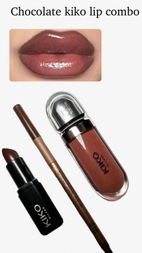 Kiko Gloss, Maquillage On Fleek, Simple Everyday Makeup, Simple Makeup Tips, Makeup List, Lip Makeup Tutorial, Makeup Challenges, Eye Makeup Pictures, Lip Combo