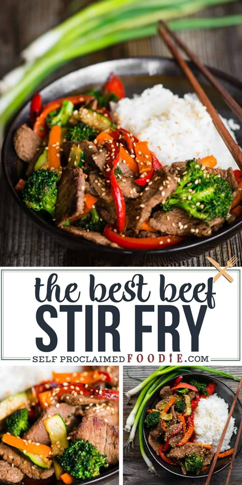 Best Beef Stir Fry, Dinner Protein, Steak Stirfry Recipes, Stir Fry Sauce Recipe, Vegetable Stir Fry Recipe, Wok Recipes, Beef Stir Fry Recipes, Easy Stir Fry Recipes, Healthy Stir Fry