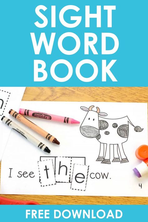 Sight Word Emergent Readers Free, Sight Word Stories Free, Sight Words For Pre K, Printable Sight Word Books, Sight Word Readers Free Printable, Free Sight Word Books, Emergent Readers Free Printables, Emergent Readers Free Preschool, Teacher Pay Teachers Free Downloads