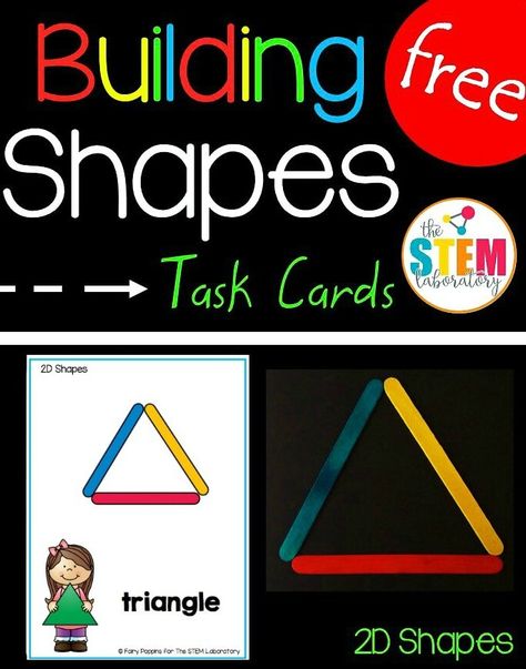 × Shape Table Activities, Shape Stations Kindergarten, Kindergarten Math Activities Shapes, Composing Shapes Kindergarten Free, Preschool Shape Games, Shape Preschool Activities, Toothpick Structures, 2d Shapes Kindergarten, Stem Cards