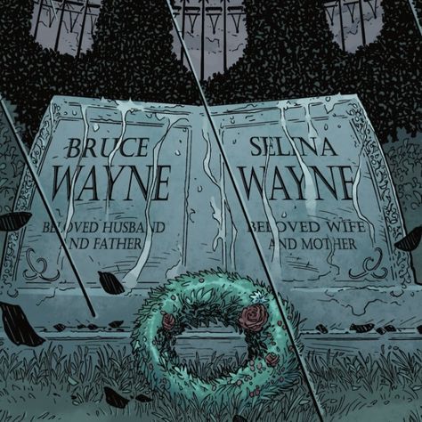 bruce wayne and selina wayne (kyle) grave. batman and catwoman. Batman X Catwoman Bruce X Selina, Selina Kyle X Bruce Wayne, Bruce And Selina Comics, Selina X Bruce, Selena And Bruce, Female Bruce Wayne, Bruce Wayne X Selina Kyle, Selina Kyle Pregnant, Catwoman X Batman