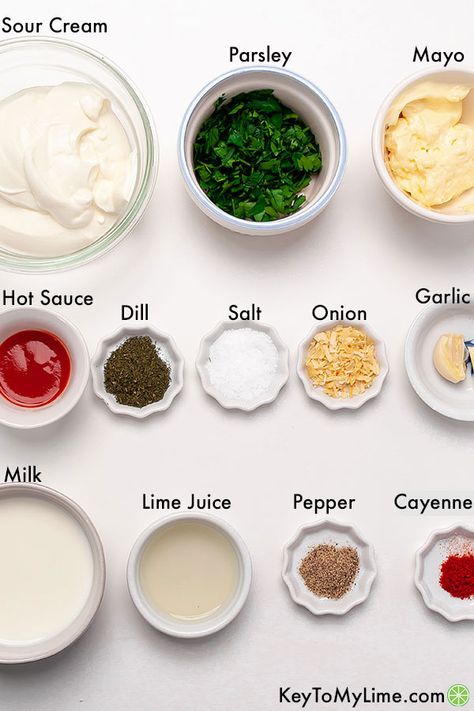 Homemade Ranch Sauce, Homemade Buffalo Ranch Sauce, How To Make Ranch Sauce, Sauce Recipes For Salad, Chicken Dip Sauce, Ranch Sauce For Chicken, Taco Bell Spicy Ranch Sauce, Mexican Sauces For Tacos, Taco Bell Spicy Ranch