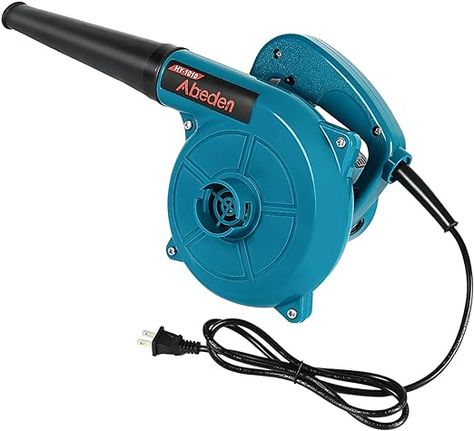 Amazon.com: Corded Electric Leaf Blower,2 in 1 Small Handheld Lightweight Sweeper/Vacuum,110V 400W Portbale Blower for Leaf/Snow/Dust Blowing (Blue) : Patio, Lawn & Garden Blue Patio, Backyard Greenhouse, Air Blower, Pet Hair Removal, Snow Removal, Dust Removal, Dust Collection, Leaf Blower, Lawn Garden