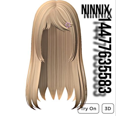 Roblox Gyaru Hair Codes, Ninnix Roblox Code, Blonde Hair Roblox, Gyaru Kawaii, Gyaru Hair, Gyaru Aesthetic, Roblox Hair, Cute Couple Text Messages, Kawaii Hair