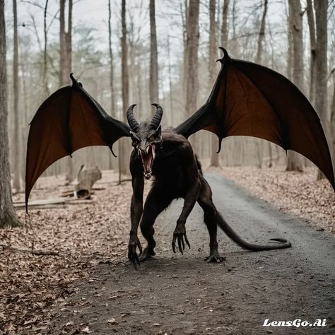 THE JERSEY DEVIL The Jersey Devil, Love Monster, Jersey Devil, Legendary Creature, New Jersey Devils, Aesthetic Stuff, Cool Cartoons, Creature Art, Life Art