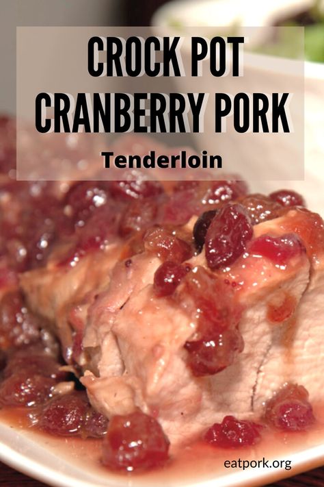 Add a touch of sweetness to your dinner with our Crock Pot Cranberry Pork Tenderloin recipe! This easy-to-make dish features tender pork tenderloin slow-cooked in a savory cranberry sauce, resulting in a flavorful and comforting meal that's perfect for any night of the week. Whether you're hosting a dinner party or simply craving a delicious homemade meal, this recipe is sure to impress. Get the recipe here: https://www.eatpork.org/cranberry-pork-tenderloin/ Cranberry Pork Tenderloin Recipes In Crockpot, Slow Cooker Cranberry Pork Chops, Pork Tenderloin With Cranberry Sauce, Crock Pot Tenderloin Recipes, Crockpot Pork Tenderloin Recipes, Slow Cooker Pork Tenderloin Recipes, Savory Cranberry Sauce, Pork Tenderloin Recipes In Crockpot, Cranberry Pork Chops