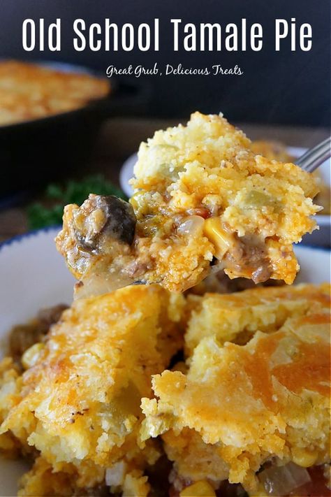 Homemade Easy Recipes, Cornbread Topping, The Best Cornbread, Tamale Pie Recipe, Best Cornbread, Best Cornbread Recipe, Mexican Cornbread, Tamale Recipe, Tamale Pie