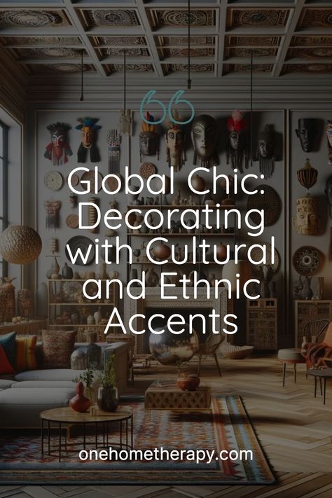 Welcome to a journey around the world with 'Global Chic: Decorating with Cultural and Ethnic Accents – One Home Therapy'. Explore the beauty of different cultures through our exquisite decor ideas 🏞️✨. Let every accent piece in your home inspire a story of its own. Ready to make your home one of a kind? Click to Learn More! Ethnic Interior Design, Global Interior Design, Ornate Kitchen, Global Home Decor Style, Expensive Decor, Global Decor, Teachers Lounge, Entryway Inspiration, Indian Tapestry