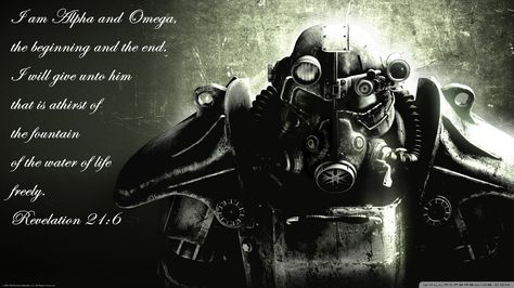 Revelations 21: 6 - Fallout 3 Fallout 3 Wallpaper, Fallout Wallpaper, Gaming Wallpapers Hd, Lego Indiana Jones, Fallout Game, Best Gaming Wallpapers, Fallout 3, The Elder Scrolls, Gaming Wallpapers