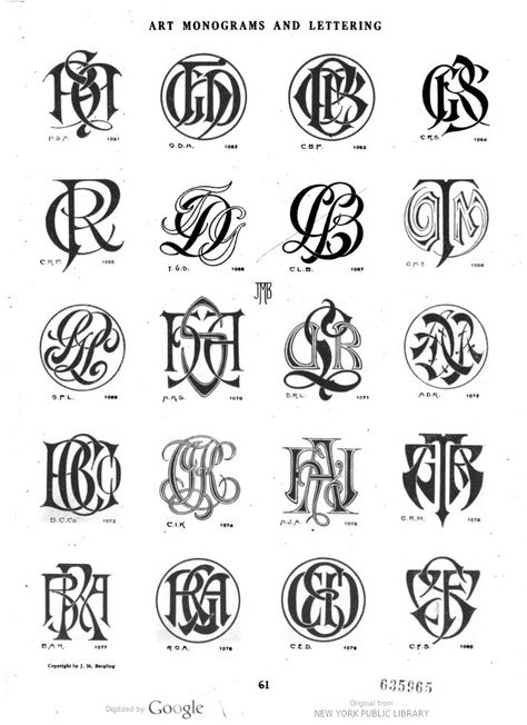 3 Letter Monogram Logo, Monogram Tattoo, Tattoo Lettering Design, Chicano Lettering, Vintage Logos, Graffiti Lettering Fonts, Hotel Logo, Tattoo Lettering Fonts, Hand Lettering Alphabet