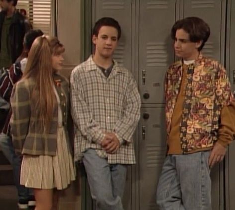 Cory And Topanga Outfits, Cory Shawn And Topanga, Cory Matthews Aesthetic, Cory Matthews Outfits, Boy Meets World Outfits, Shawn And Topanga, Shawn Boy Meets World, Cory Boy Meets World, Boy Meets World Aesthetic