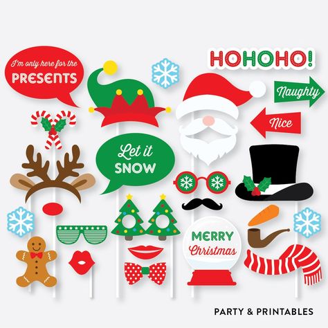 Free Printable Christmas Photo Booth Props, Christmas Photobooth Props Printable Free, Christmas Photo Frame Prop, Photobooth Props Printable Words For Christmas, Christmas Photo Booth Frame, Christmas Party Photo Booth, Family Photo Props, Christmas Party Printables, Holiday Photo Booth