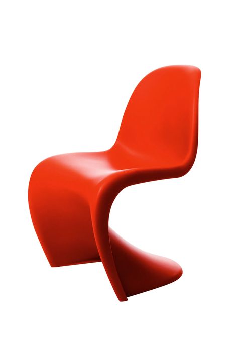 Pantone Chair, Verner Panton Chair, Sketching Practice, Famous Chair, Scandinavian Style Furniture, Vintage Furniture Design, Classic Furniture Design, Panton Chair, Chair Designs