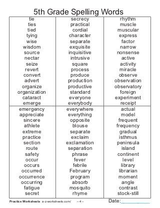 5th grade spelling_words_list Grade 5 Sight Words, 4th Grade Spelling Words List, 3rd Grade Spelling Words List, 5th Grade Sight Words, Fifth Grade Spelling Words, 4th Grade Spelling Words, 5th Grade Spelling Words, 3rd Grade Spelling Words, 5th Grade Spelling