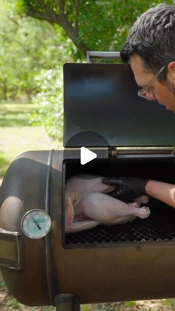 Franklin BBQ Pits on Instagram: "To those who missed this video last year, or who might need a refresher course, here’s Aaron’s simplest, most basic way to cook a turkey on a Franklin Pit.     Watch the full video by clicking the link in our bio." Cook A Turkey, Franklin Bbq, Bbq Pit, Football, Instagram, American Football