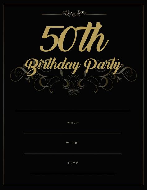 50th Birthday Party Men, 50th Birthday Dinner, Birthday Invitation Background, 35 Birthday, 50th Birthday Banner, Birthday Party Invitations Free, Birthday Dinner Invitation, 30th Birthday Party Invitations, Milestone Birthday Party