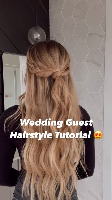 Wedding Guest Hairstyles Dark Brown Hair, Braided Hairstyle Wedding Guest, Cocktail Wedding Guest Hair, Bridal Shower Guest Hairstyles, Wedding Guest Hairstyles For Thick Hair, Fun Wedding Guest Hairstyles, Cute Easy Wedding Guest Hairstyles, Wedding Hair For Guests Simple, Wedding Guest Hair With Extensions