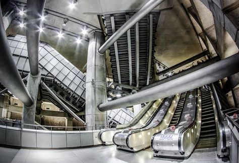 Westminster London's Most Photogenic Tube Stations | Londonist Underground Architecture, Darth Vader Costume, Westminster Station, London Underground Tube, London Overground, Jubilee Line, Study In London, London Underground Stations, Underground Station