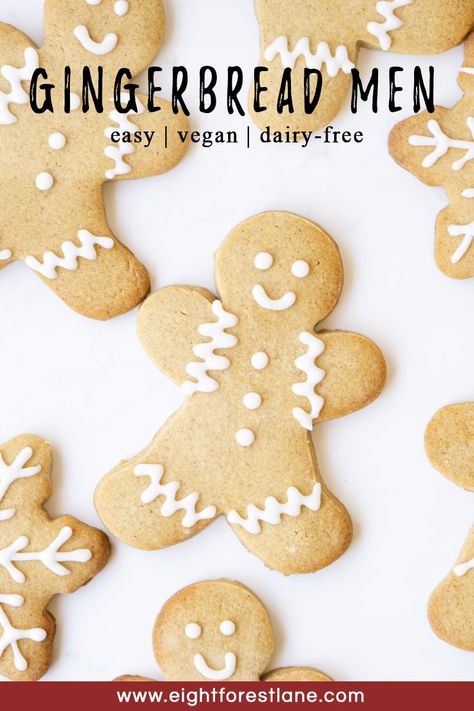 Eggless Royal Icing, English Sweets, Simple Icing, Vegan Gingerbread Cookies, Gingerbread Man Recipe, Oatmeal Chocolate Chip Cookie Recipe, Chewy Gingerbread Cookies, Vegan Biscuits, Vegan Gingerbread