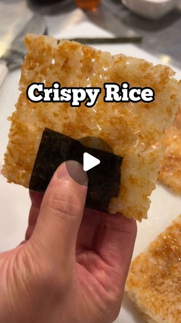 Korean Crispy Rice, Leftover Rice Dessert, Calrose Rice Recipes, How To Make Japanese Rice, Korean Rice Noodle Recipes, Teriyaki Chicken Crispy Rice Salad, Crispy Rice Recipes, Crispy Rolled Rice, How To Make Crispy Rice