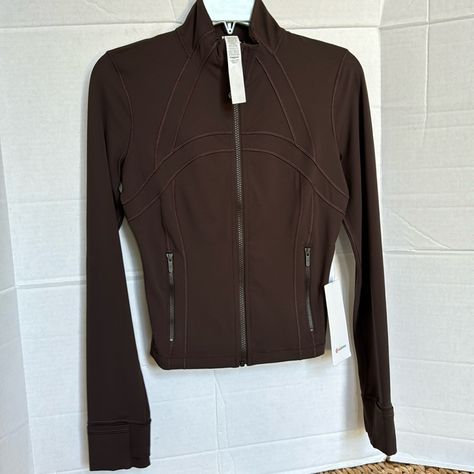 Lululemon Cropped Define Jacket Espresso Size 6 New With Tags Material *Nulu Absolutely New Size 6 Color Espresso Cross Listed Sold Out Online Price Firm. Lululemon Brown Define Jacket, Lululemon Espresso, Cropped Define Jacket, Coral Jacket, Rose Jacket, Lululemon Define Jacket, Define Jacket, Lululemon Jacket, Cropped Vest