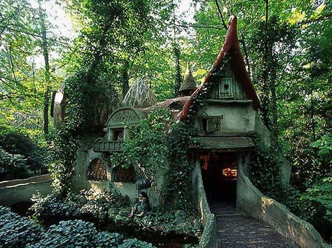 Forest House in Holland 5 Magical Cottages That Look Like They Have Been Taken Out of Fairy Tales! A House In The Woods, Unusual Houses, Magical Cottage, Fairytale Houses, Fairytale Book, Fairy Tale Cottage, Magical House, Fairytale House, Storybook Homes