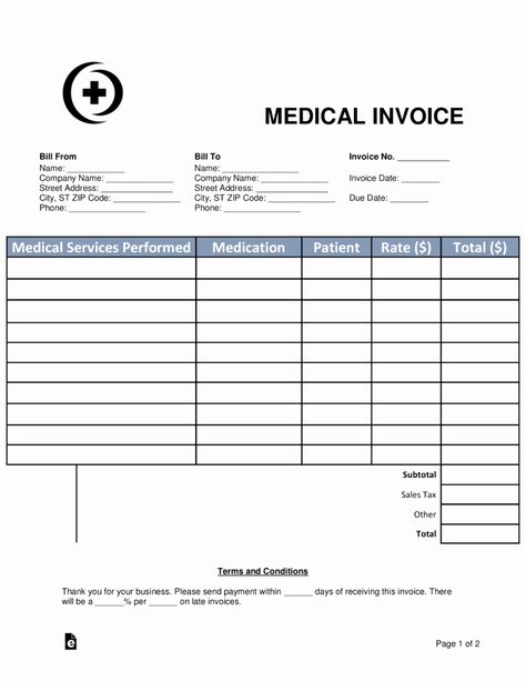 Medical Bill Statement Template | Shooters Journal Invoice Template Word, Meeting Agenda Template, Bill Template, Receipt Template, Agenda Template, Statement Template, Free Medical, Medical Records, Notes Template