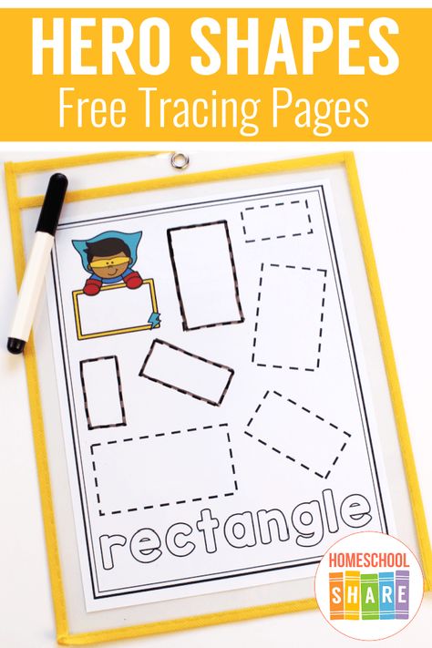 Super Hero Shapes Tracing Worksheets (free!) - Homeschool Share S Is For Superhero, Pre K Superhero Activities, Super Hero Preschool Crafts, Super Hero Preschool Activity, Shape Matching Printable Free, Superhero Preschool Activities, Superhero Activities For Preschool, Superhero Theme Preschool, Superhero Lessons