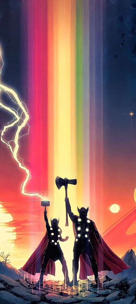 Thor Love And Thunder Wallpaper, Thunder Wallpaper, Thor Love And Thunder, Love And Thunder, Marvel Cinematic Universe, Marvel Cinematic, Thor, Phone Wallpaper, The Internet