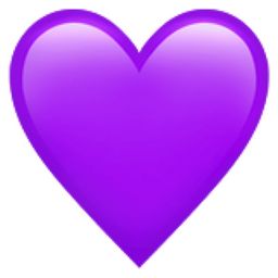 Purple Heart Tattoos, Purple Emoji, Iphone Png, Apple Emojis, Images Emoji, Ios Emoji, Kitchen Pots, Purple Kitchen, Emoji Love