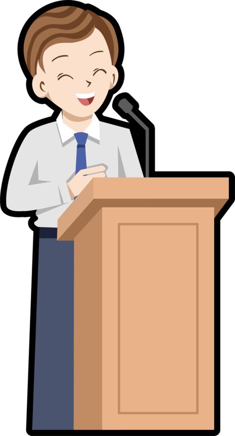 Giving Speech, Student Clipart, Easy Cartoon, Easy Cartoon Drawings, Clipart Design, Colouring Pages, Fashion Pictures, Free Png, Cartoon Drawings