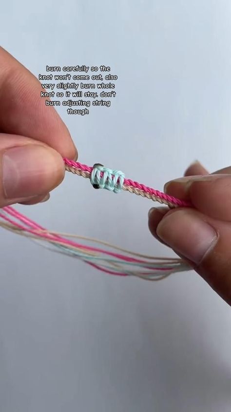 10 Easy Bracelet Patterns for Beginners Adjustable String Necklace, Different Ways To Tie Bracelets, How To Adjustable Knot Bracelet, Cord Friendship Bracelets, Wax Rope Bracelet Diy, How To Make Ankle Bracelets, Ways To Tie Bracelets, Friendship Bracelet Adjustable Knot, String Brackets Ideas