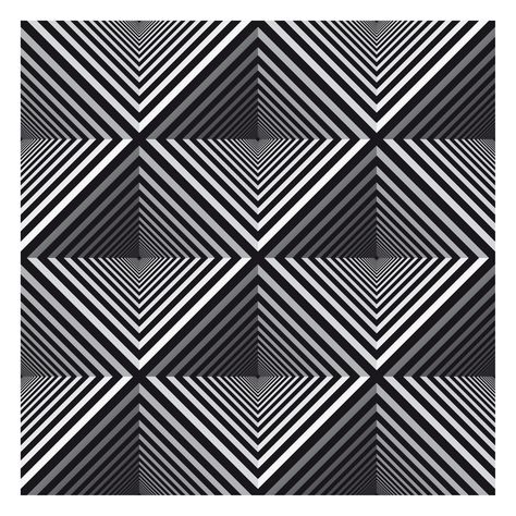 four hollow diamonds Concentric Design, Opt Art, Optical Illusion Quilts, Illusion Drawings, Art Optical, Optical Art, Optical Illusions Art, Black And White Pattern, Art Idea